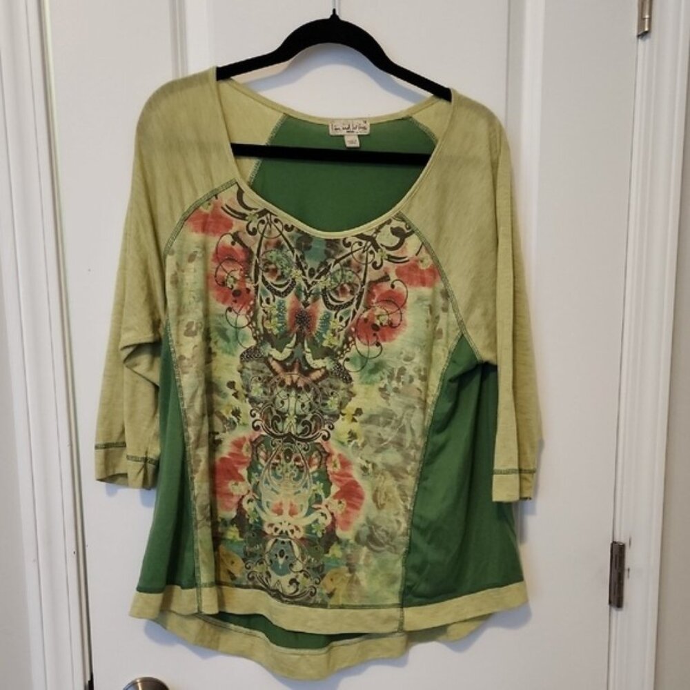 Live And Let Live Womens Tunic Size 1x